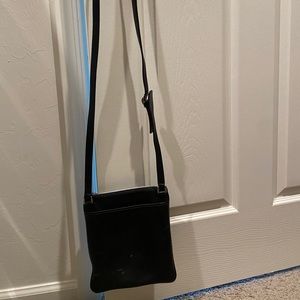 Coach crossbody bag in black leather